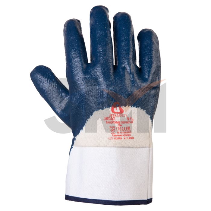 Краги для тяжелой работы с нитриловым покрытием на 3/4