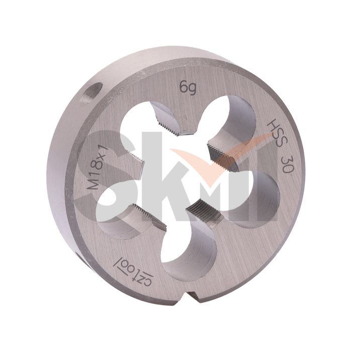 Плашка М18х1,0 DINEN22568 HSS 6g 45х14мм Bucovice(CzTool) 240183