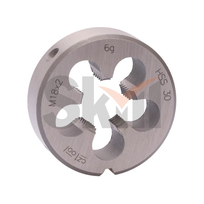 Плашка М18х2,0 DINEN22568 HSS 6g 45х14мм Bucovice(CzTool) 240181