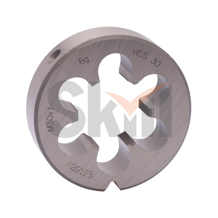 Плашка М30х1,0 DINEN22568 HSS 6g 65х18мм Bucovice(CzTool) 240303