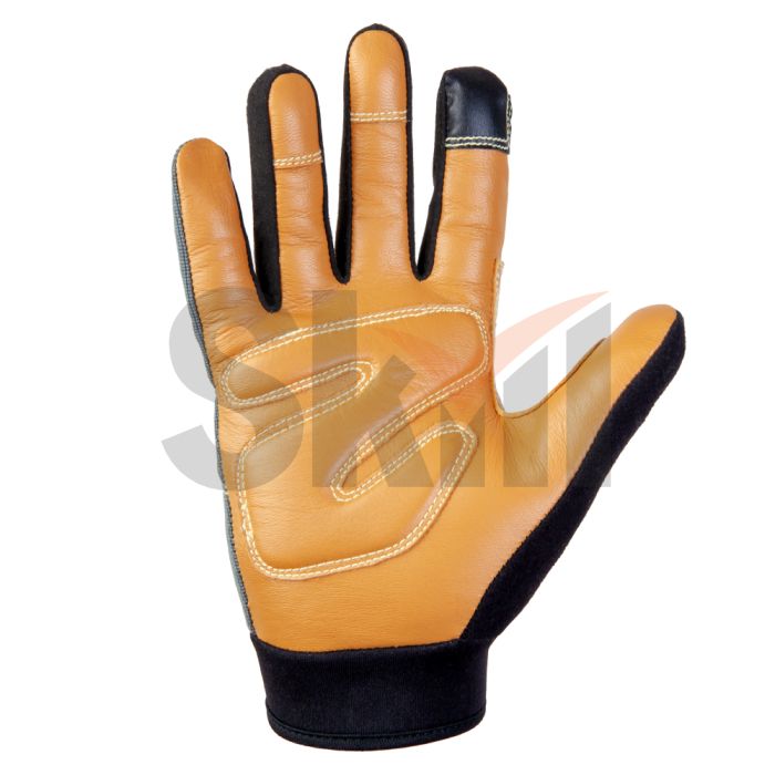 Антивибрационные кожаные перчатки