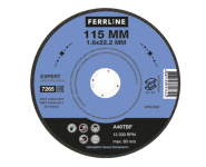 Круг отрезной по металлу FerrLine Expert 115 х 1,6 х 22,2 мм A46TBF