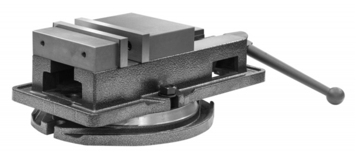 Тиски станочные Stalex QM16125 с поворотным основанием, ширина губок 125 мм