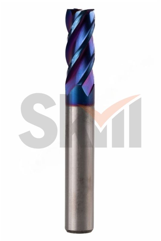 Фреза концевая ц/х тв.сп. ф10  L=75  Z4  nACo-blue для закал.ст. 65HRC