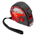 Рулетка Status 3 fixations, 5 м х 19 мм, двухкомпонентный корпус, 3 фиксации ленты// Matrix