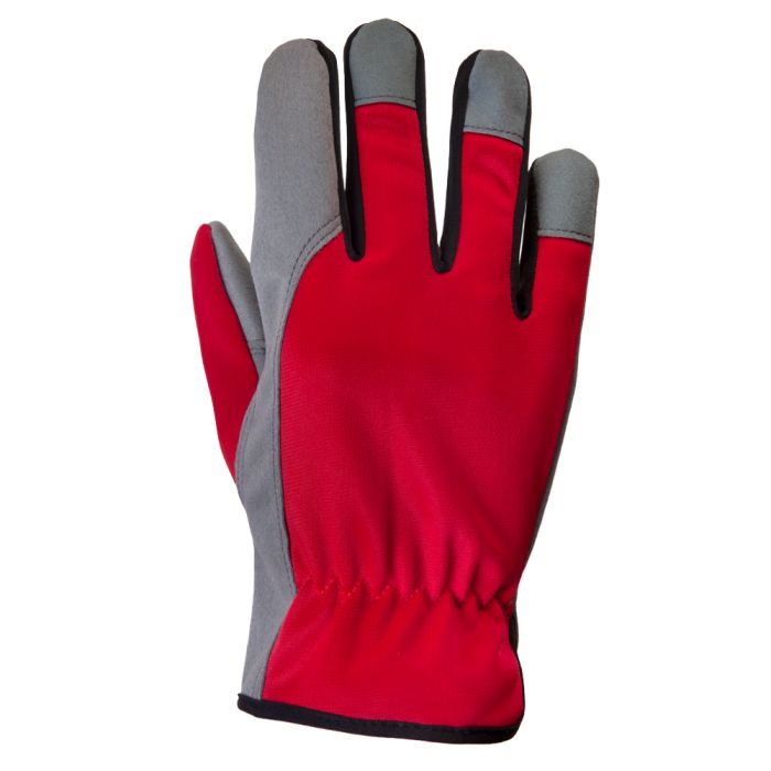 Утепленные рабочие перчатки из трикотажа и PU кожи