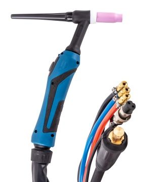 Varteg Горелка TIG-18 8м (разъем 35мм2, с кнопкой, ж/охл.) (пр-во FoxWeld/КНР)