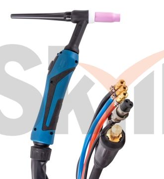 Varteg Горелка TIG-18 8м (разъем 35мм2, с кнопкой, ж/охл.) (пр-во FoxWeld/КНР)