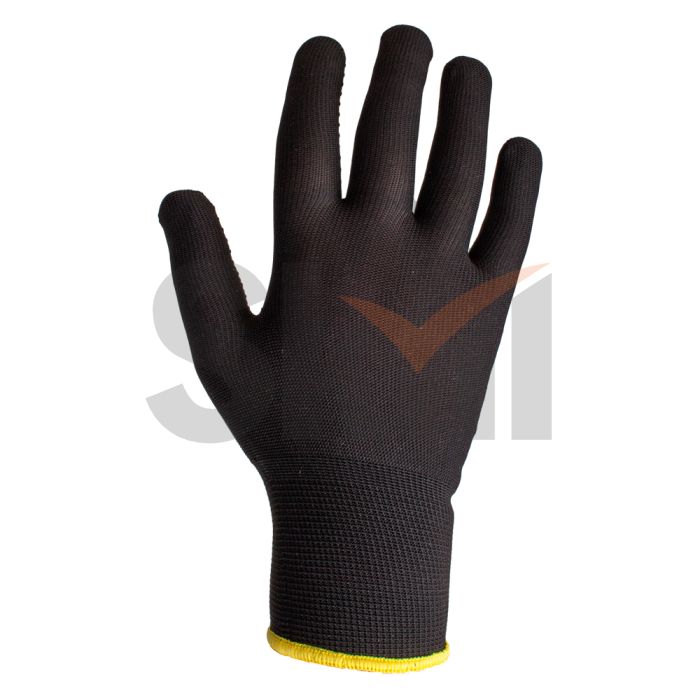 Перчатки для точных работ из полиэстера черный