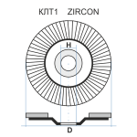 КЛТ 1 115 22.23 Ткань ZK 100 80