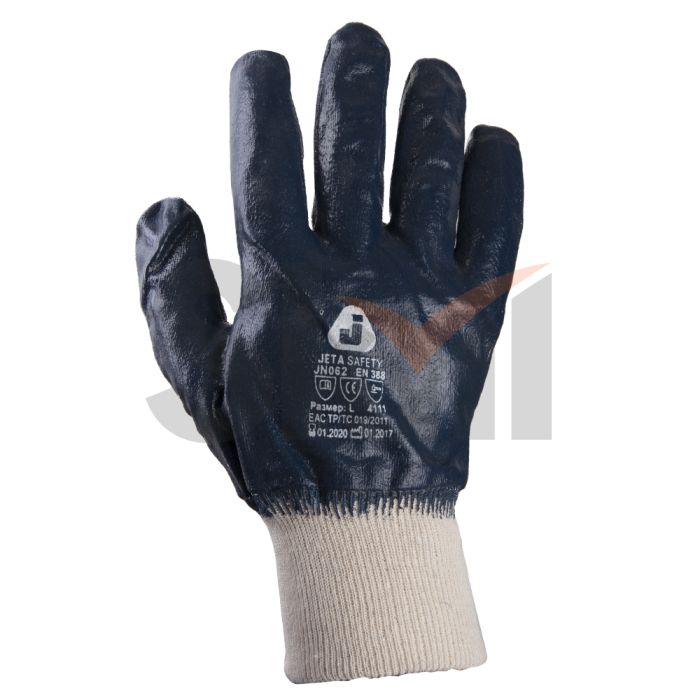 Промышленные перчатки с полным нитриловым покрытием