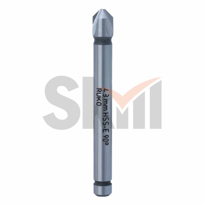 Зенковка ц/х 90° 4,3мм HSSE-Co5 3z DIN335C L50мм d4мм Ruko 102101E