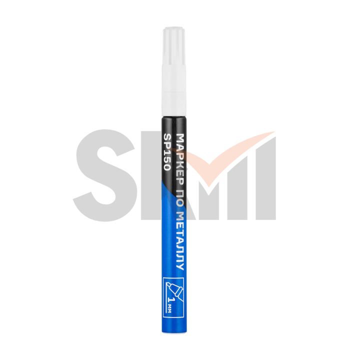 Маркер по металлу, белый, до 1 мм