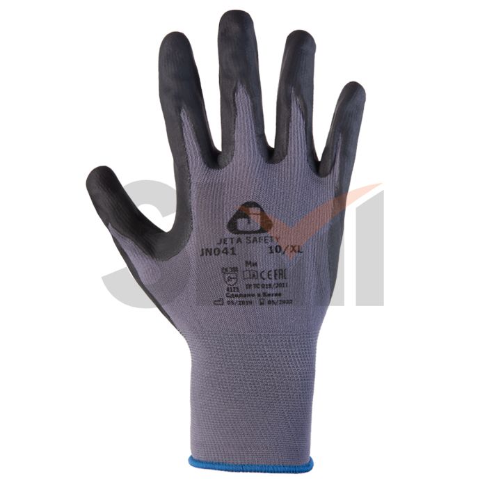 Защитные перчатки с пенонитриловым покрытием