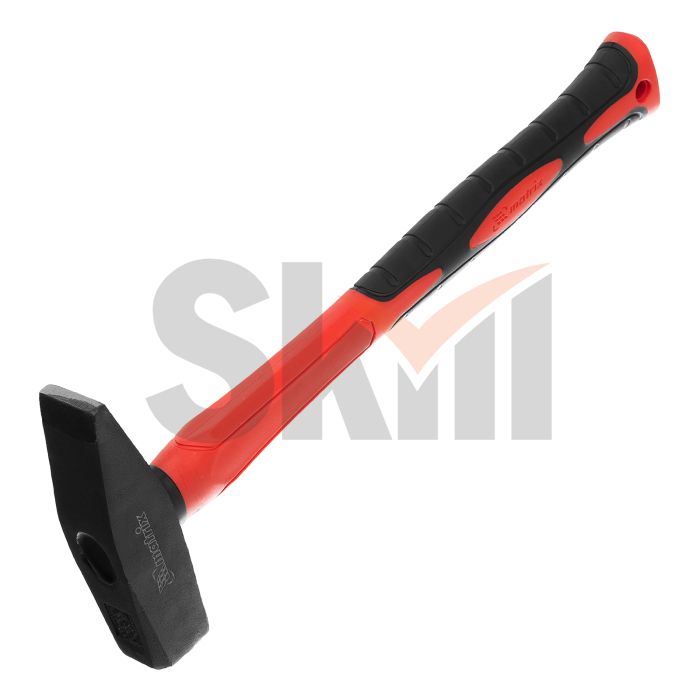Молоток слесарный optimal, 600 г, фибергласовая обрезиненная рукоятка, квадратный боек Matrix