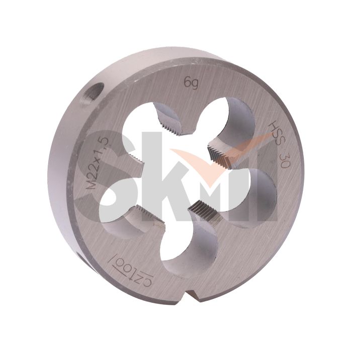 Плашка М22х1,5 DINEN22568 HSS 6g 55х16мм Bucovice(CzTool) 240222