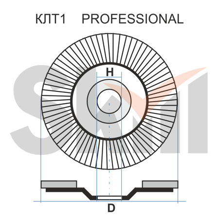 КЛТ 1 125 22.23 Ткань A 320 80