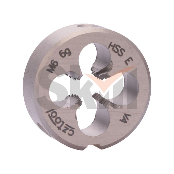 Плашка М 6,0х1,0 DINEN22568 HSSE-VA 6g 20х7мм (Стружколом) Bucovice(CzTool) 300060