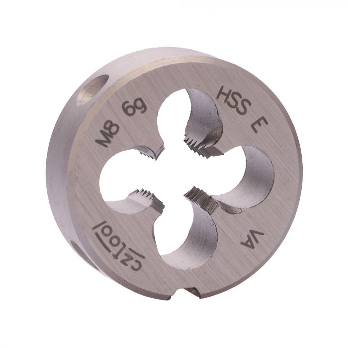 Плашка с стружколомом Bucovice Tools М8х1,25 HSSE-VA DIN EN 22568 6g 25х9мм 300080