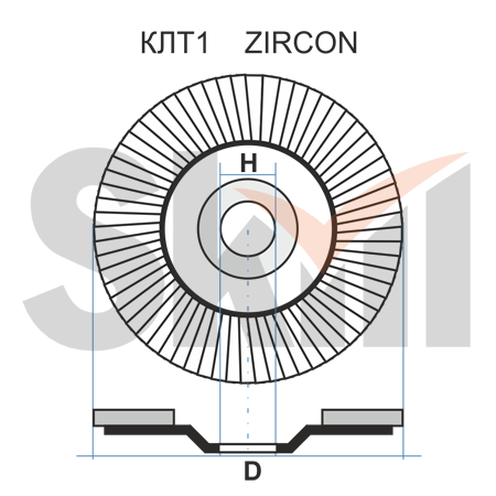 КЛТ 1 125 22.23 Ткань ZK 120 80