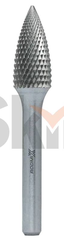 Борфреза параболическая с точечным торцом G 25х25 M06 алмазная насечка