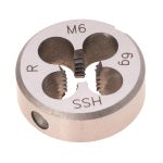 Плашка Terrax by Ruko М6х1,0 HSS DIN EN 22568 6g 20х7мм 237060TX