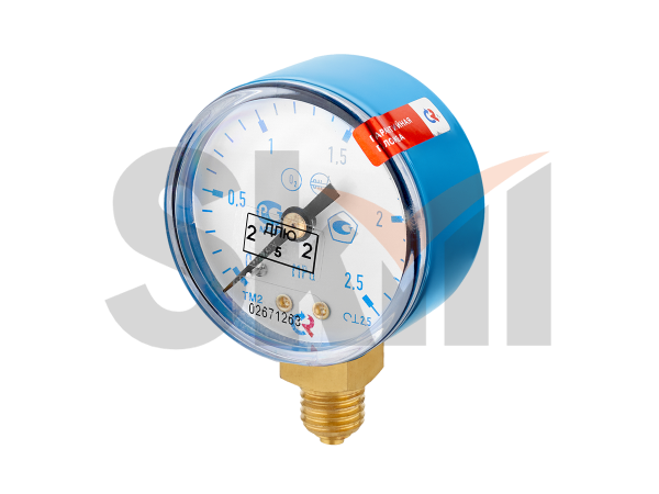 Манометр ТМ-210Р 2,5 МРа  О2 ( Кислород ) ПОВЕРЕННЫЙ