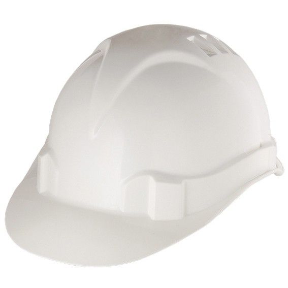 Каска защитная из ударопрочной пластмассы, модель Европа (К-01), белая Россия// Сибртех