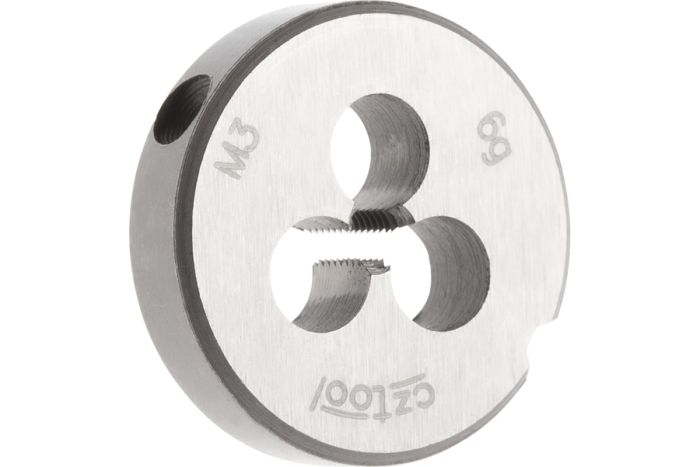 Плашка М 3,0х0,5 DINEN22568 115CrV3 6g 20х5мм Bucovice(CzTool) 210030