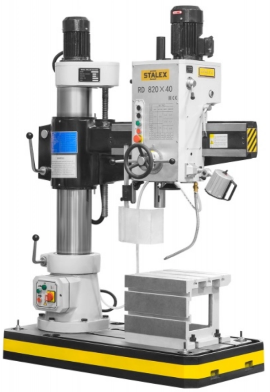 Станок радиально-сверлильный Stalex RD820x40, Ø40/M24 мм, 380В, вылет 820 мм.