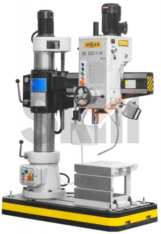 Станок радиально-сверлильный Stalex RD820x40, Ø40/M24 мм, 380В, вылет 820 мм.