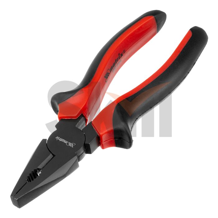 Плоскогубцы комбинированные Black Nickel, 160 мм, двухкомпонентные рукоятки Matrix
