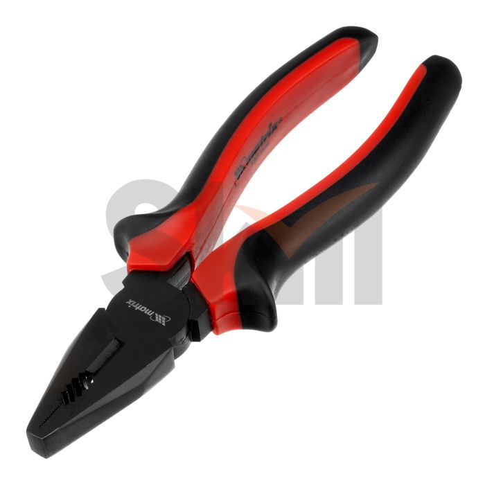 Плоскогубцы комбинированные Black Nickel, 180 мм, двухкомпонентные рукоятки Matrix