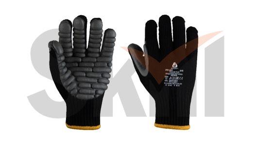 Vulcan Flex Защитные трикотажные перчатки Jeta Safety с антивибрационной прокладкой - XL