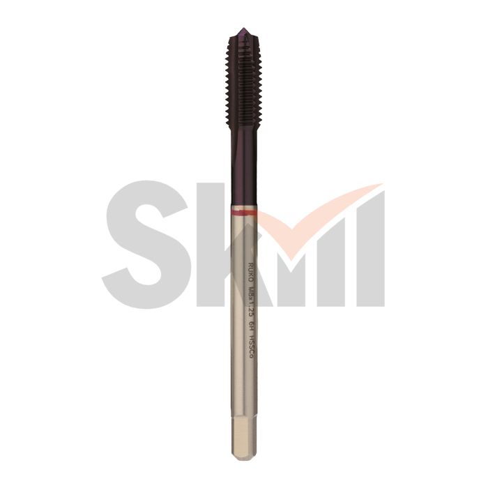 Метчик М 8,0х1,25 (Машинный) DIN376 HSSE-TiALN 6h B/4-5P 90мм a=4,9 Ruko 232081EF